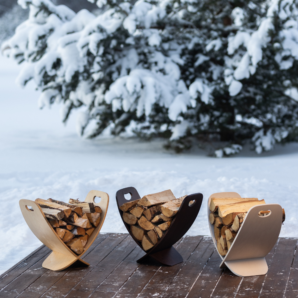 Firewood Stand - Espresso