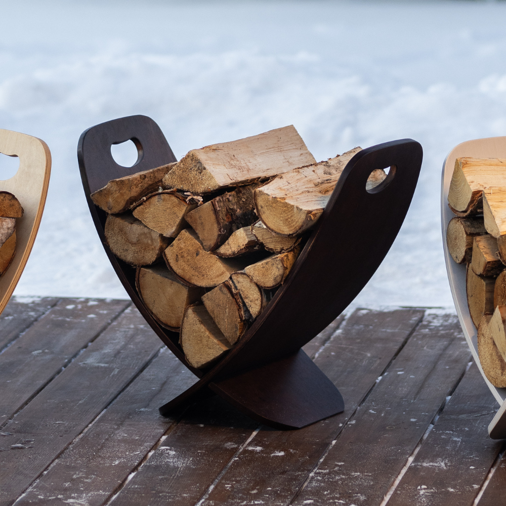 Firewood Stand - Espresso
